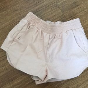 Lovers + Friends Embossed Croc Shorts